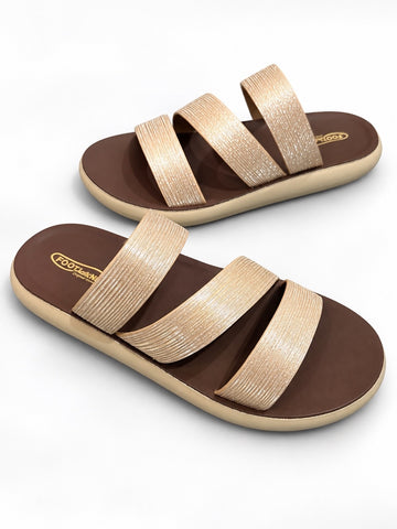 ComfortGrip™ Non-Slip Waterproof Slippers – Soft, Safe & Stylish Strap Glitter Slide Sandal (g7)