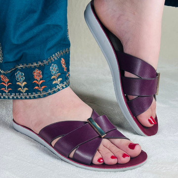 Criss-Cross Slides | Stylish & Washable (A1)