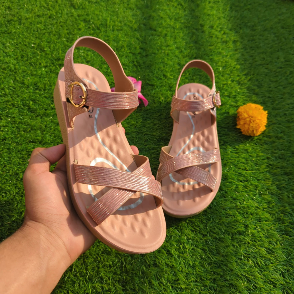 Strap Comfort Sandals – Stylish Summer Flats