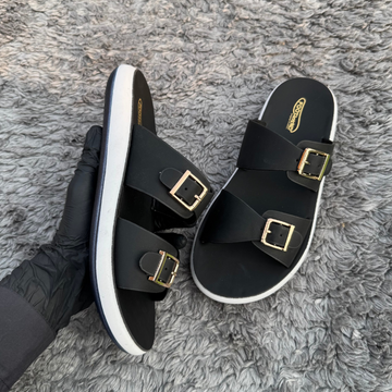 Double Buckle Women’s Slides, Non-slip, Soft, Washable (G2)