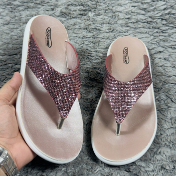 Women's Rhinestone Flip Flops ( G5 )