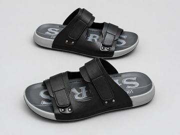 Men's Luxury PU Made Two-Strap Buckle Washable Sandals(g.o.2)