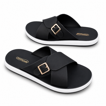 Women’s Comfort Cross Strap Slippers, Non-slip, Washable, Softest Sole (G1)