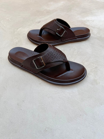 Men's Luxury PU Made Traditional Slides( Best for Daily Use )