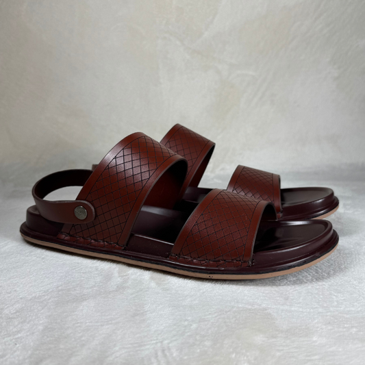 Men's Luxury PU Leather Washable Sandals with Soft & Bendable Sole
