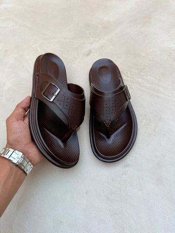 Men's Luxury PU Made Traditional Slides( Best for Daily Use )